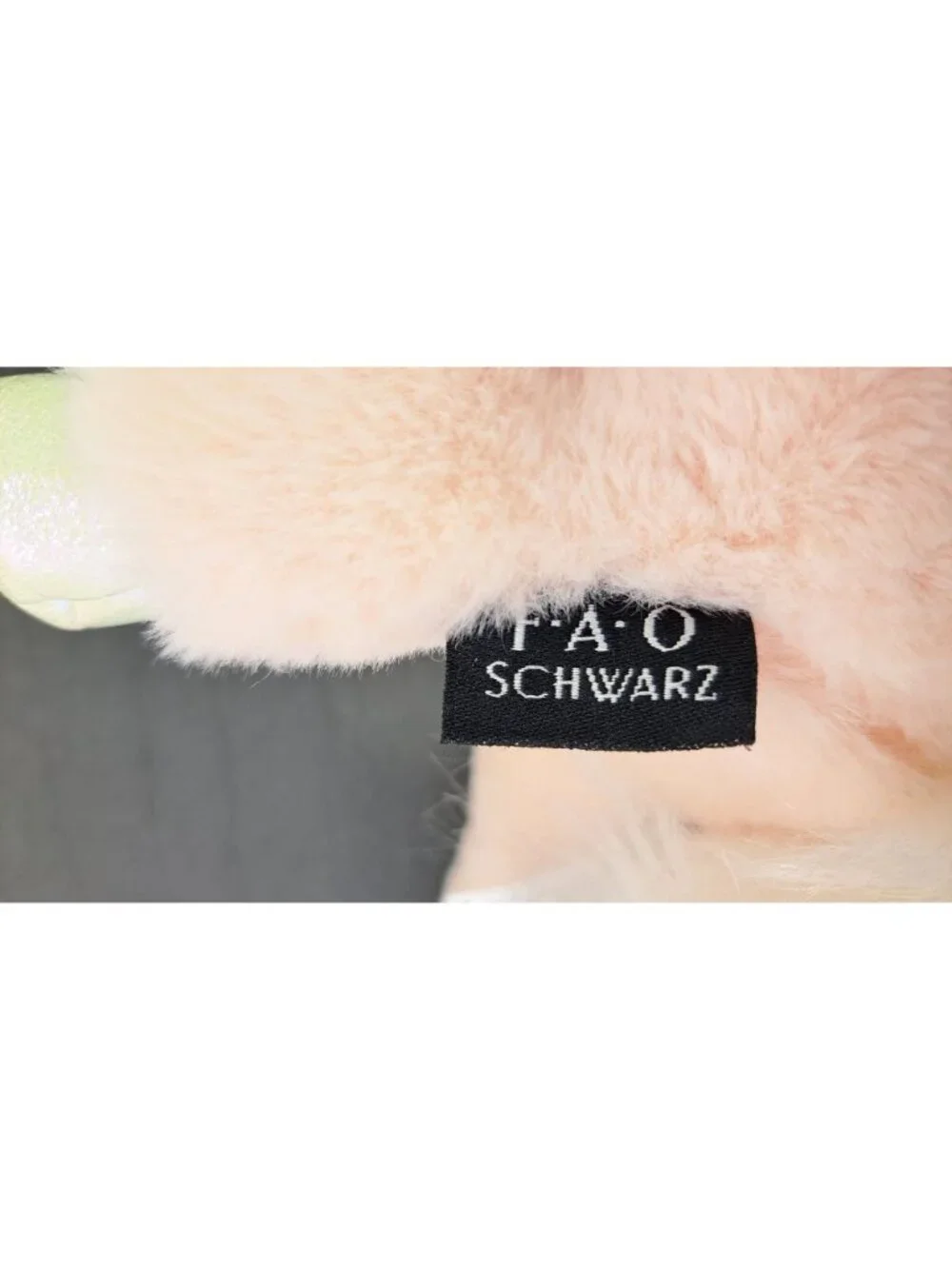 FAO Schwarz Pink Plush Unicorn Pegasus Stuffed Animal Iridescent Horn Wings 14